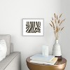 Megan Galante Painted Zebra Metal Framed Art Print - Deny Designs - 2 of 4