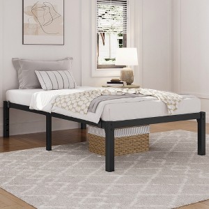 Yaheetech Metal Platform Bed Frame with Heavy Duty Steel Support - 1 of 4