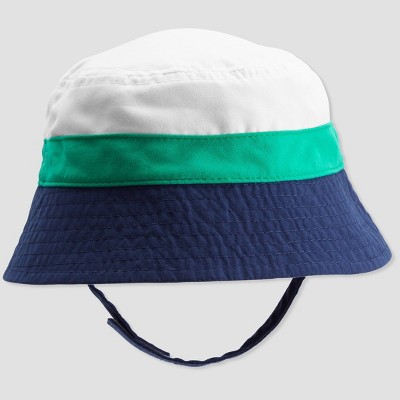 Image of Baby Boys' Striped Swim Hat - Just One You® made by carter's Navy 6-12M