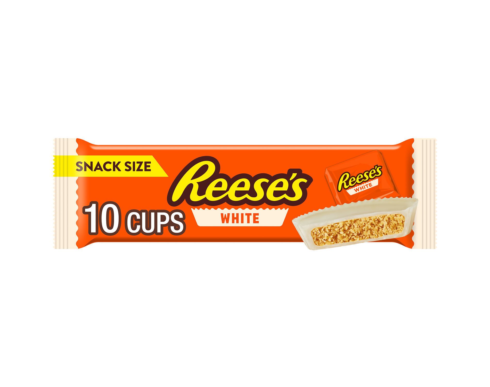 Reese's White Creme Snack Size Peanut Butter Cups Candy - 5.5oz/10ct