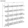 YONWAY 5 Tier Bookcase Home Office Open Bookshelf, Vintage Industrial Style Shelf with Metal Frame, MDF Board for Living room or Bedroom - 3 of 4