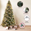 Pre-Lit Flocked LED Douglas Fir Artificial Christmas Tree - 3 of 4