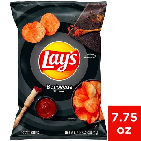 Lay's® Party Size Barbecue Potato Chips 15.25 oz. Bag, Potato