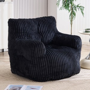 GDFStudio May Modern Corduroy 37" W Bean Bag Chair - 1 of 4