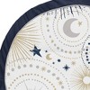 Sweet Jojo Designs Boy or Girl Gender Neutral Unisex Baby Tummy Time Playmat Celestial Blue Gold and Grey - 3 of 4
