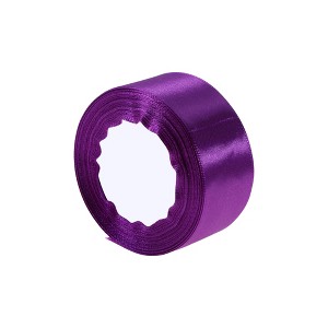 Unique Bargains Ribbons for Crafts Wide Satin Grosgrain for Wreaths & Crafts Polyester 866.14"x1.57" 1 Pc - 1 of 4