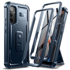 Dexnor for Samsung Galaxy A54 5G Phone Case, [Extra Front Frame] [Built-in Screen Protector & Kickstand] Heavy Duty  Shockproof Case - 1 of 3