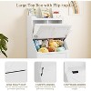 47.8''H Wooden Kids Bookcase & Toy Organizer with Flip-Top Lid, Boys/Girls Toy Storage Organizer for Playroom/Bedroom - 4 of 4