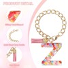 Unique Bargains Epoxy Resin Colorful Glittery Tassel Sports Water Bottle Accessories Letter Charm 1 Pc - 3 of 4