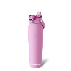 FrostBuddy Bottle Buddy 32 oz Insulated Water Bottle – Stainless Steel, Leakproof Lid, Cupholder-Friendly | Barbie - 1 of 4