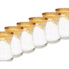 Classic Touch Set of 6 Tea Cups with Gold Design - 2 of 3