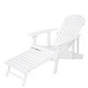 CAVINAS Wooden Folding Adirondack Chair, Rustic Foldable Outdoor Chair with Slatted Design, Portable Camping Chair for Adults, Patio Chair - 2 of 4
