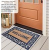 Gardenised Heavy Duty Coco Coir Doormat with Non Slip PVC Baking Embossed Welcome Design Coconut Fiber Floor Mat 18x30" - 2 of 4