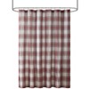Kate Aurora Tis The Season Christmas Plaid 100% Cotton Shower Curtain - Standard Size - 4 of 4