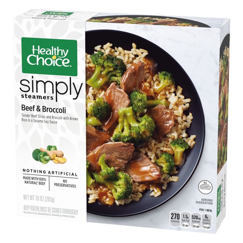 Healthy Choice Simply Steamers Frozen Beef &#38; Broccoli - 10oz, 4 of 5