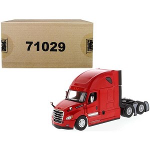 Freightliner New Cascadia Sleeper Cab Truck Tractor Red 1/50 Diecast Model by Diecast Masters - 1 of 4