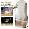Beautyolove Full Length Mirror 70" x 26" Arched Floor Mirror Wall Hanging Mounted Mirrors Full Body Mirrors, White - 4 of 4