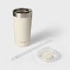 20oz Stainless Steel Straw Tumbler - Embark™ - 2 of 3