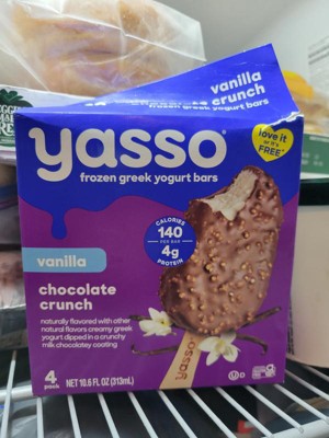 Yasso Frozen Greek Yogurt Indulgent Vanilla Chocolate Crunch