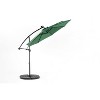 Sapphtopaz 10Ft Outdoor Umbrella Waterproof Sun Shades Cantilever Umbrellas with Crank and Cross Base for Garden, Pool, Backyard, Patio - 4 of 4