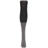 Memoi Women's Two Tone Ribbed Wool Over The Knee Socks Black One Size - 2 of 4
