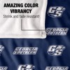 Georgia Southern University Logo Pattern Silky Touch Blanket White 50x60 - 4 of 4
