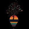 Men's Design By Humans A Colorful Spring Morning, Birds and Trees By summerissalt Tank Top - 2 of 2