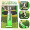 NAYSAYE Trampoline 7FT Trampoline for Kids with Safety Enclosure Net Slide and Ladder for Backyard Playtime, Green, 115"*84"*79" - 4 of 4