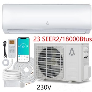 9000/12000/18000/24000/36000Btus Mini Split Air Conditioner 19/23 Seer2 With Heater System 115V/230V - 1 of 4