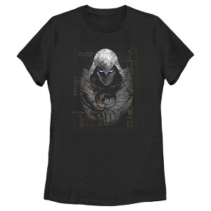 Women's Marvel Moon Knight Egyptian Glyphs T-Shirt - 1 of 4