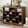 NicBex Shoe Cabinet with Curved Base Modern 5-Tier Free Standing Shoe Racks,Holds Up to 24 Pairs of Shoes,Suitable for Entryway,Hallway - 2 of 4