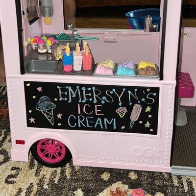 Target our generation ice cream 2024 truck pink