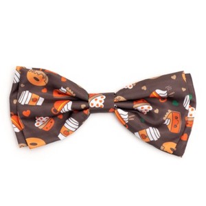 The Worthy Dog Pumpkin Spice Bow Tie Accessory - 1 of 3