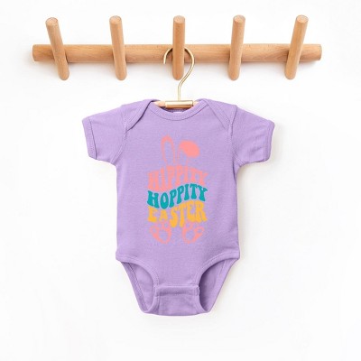 The Juniper Shop Hippity Hoppity Easter Baby Bodysuit