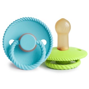FRIGG Rope Natural Rubber Pacifier 2-Pack - 1 of 4