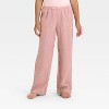 Girls' Short Sleeve T-Shirt and Flannel Pants Pajama Set - art class™ - 4 of 4