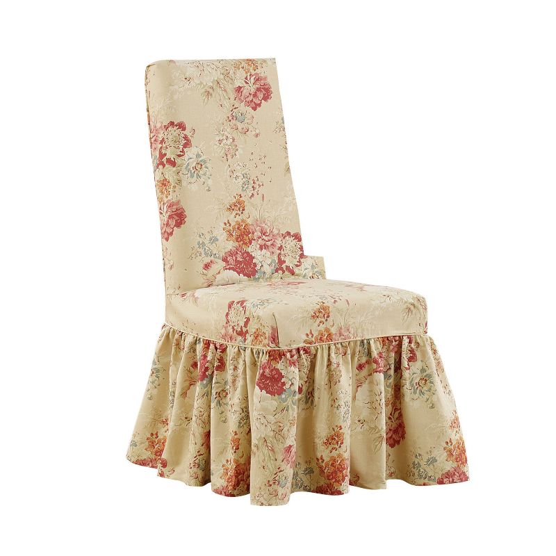 Ballad Bouquet Long Chair Slipcover Blush - Waverly Home, 3 of 5
