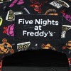 Five Nights at Freddy's Hat Youth AOP Freddy Chica Bonnie Foxy OSFM Adjustable Snapback Baseball Cap Multicolored - 4 of 4