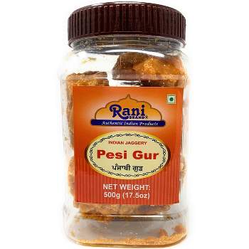 Pesi Gur (Jaggery) - 17.5oz (1.1lbs) 500g - Rani Brand Authentic Indian Products