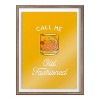 18" x 24" Blake Call Me Old Fashioned Yellow Framed Printed Glass by the Creative Bunch Studio Gold - Kate & Laurel All Things Decor - 2 of 4