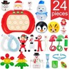 Aoibox Advent Calendar 2025 24 Piece Fidget Toys Set Sensory Christmas Countdown Gifts for Kids Teens Ages 4 to 12 Classroom - 3 of 4