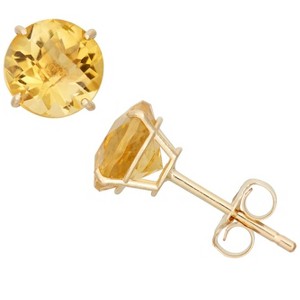 Designs By Gioelli 10K Gold Gemstone Stud Earrings - 1 of 2