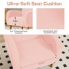 Modern Chenille Fabric Accent Chair, Upholstered Armchair with Solid Wood Legs - Comfy Single Sofa for Reading, Living Room, Bedroom - 3 of 4