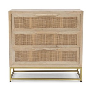 HomeStockJanie Rattan Cabinet Three Drawers - 1 of 3