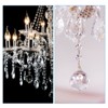 Unique Bargains Crystal Pendants Teardrop Beads for DIY Lamp Arts Crafts Decoration 40 Pcs - 4 of 4
