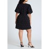 ELOQUII Pearl Mini Dress With Bows - 3 of 4