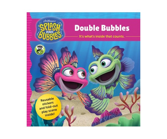 Splash and Bubbles: Double Bubbles with Sticker Play Scene - (Paperback)