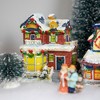 Northlight Two Story Snowy House with Garland and Wreaths Christmas Village Decoration - 4" - 2 of 4