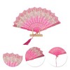 Unique Bargains Butterfly with Tassel Folding Fan 1 Pc - 3 of 4