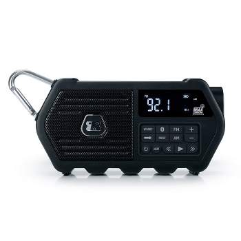 Supersonic SC-1097BT Portable 3 Band Radio with Bluetooth and Flashlight,  M/FM/SW Receiver with MP3 Playback, High Sensitivity, Telescopic Antenna  and